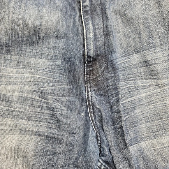 Rocawear Shorts Mens 42 Blue Denim Baggy 90s Y2k Hip Hop Distressed Casual Skate - Picture 9 of 15